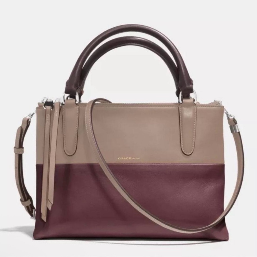 Coach Limited Edition Mini Borough Bag in Retro Colorblock Leather
